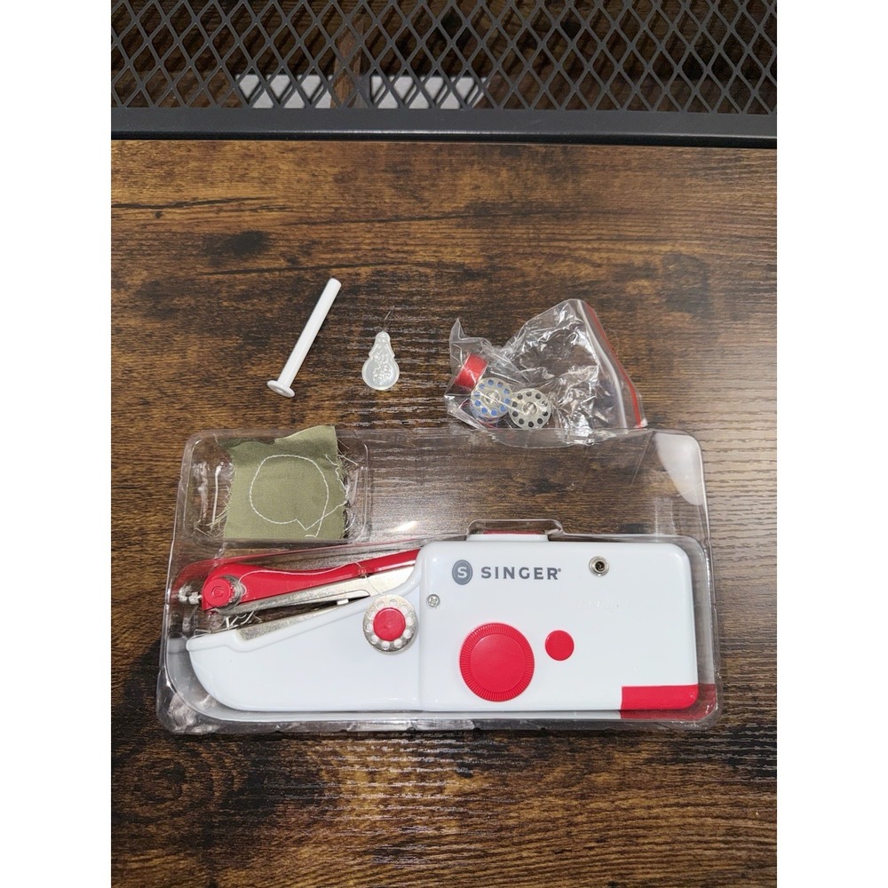 SINGER Stitch Sew‎ Quick + Cordless Mending Machine, White NEW Portable Handheld